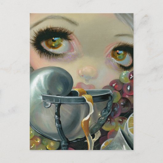 "Stilleven IV: Briefkaart Nautilusbeker" (Voorkant)