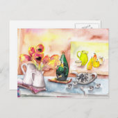 stilleven kunst briefkaart (Voorkant / Achterkant)