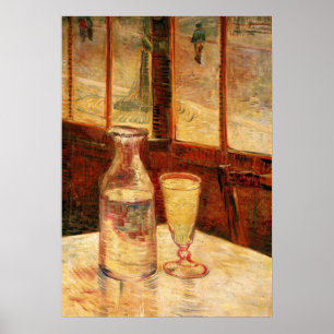 Stilleven met absint van Vincent van Gogh Poster