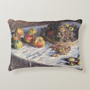 Stilleven met appels en druiven van Claude Monet Accent Kussen