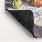 Stilleven met appels en druiven van Claude Monet Muismat (Hoek)