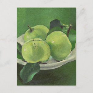 Stilleven met appels van Mikulas Galanda Briefkaart