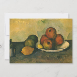 Stilleven met appels van Paul Cezanne
