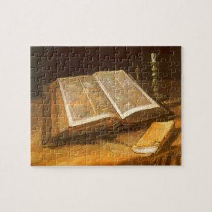 Stilleven met Bijbel van Vincent van Gogh Legpuzzel