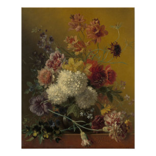 Stilleven met Bloemen – Elegante  Bloemen Perfect Poster