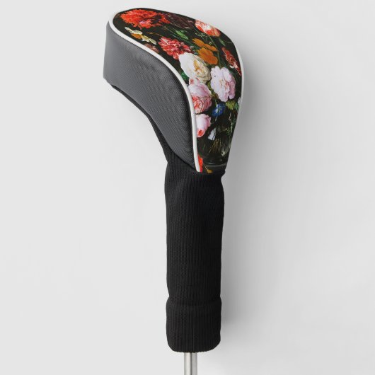 Stilleven met bloemen in een glazen vaas Classic Golfheadcover (Schuin)