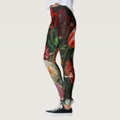 Stilleven met bloemen in een glazen vaas leggings (Links)
