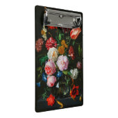 Stilleven met bloemen in een glazen vaas mini klembord (Schuin)