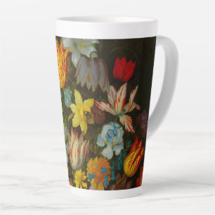 Stilleven met bloemen in een Wan-Li vaas Latte Mok