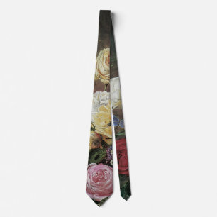 Stilleven met bloemen in vaas door Olaf Hermansen Stropdas