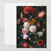 Stilleven met bloemen | Jan Davidsz de Heem (Voorkant / Achterkant)