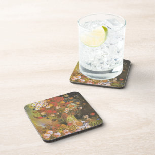 Stilleven met bloemen van Van Gogh Rode klaprozen Bier Onderzetter