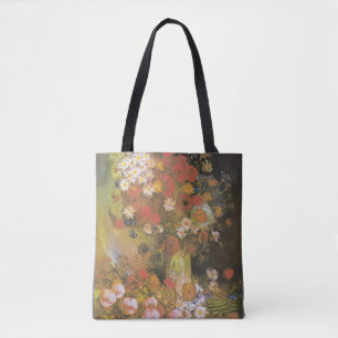 Stilleven met bloemen van Van Gogh Rode klaprozen Draagtas