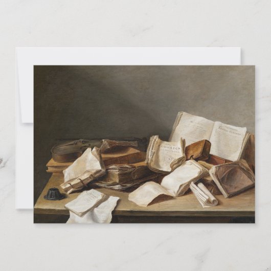 Stilleven met boeken | Jan Davidsz de Heem (Voorkant)