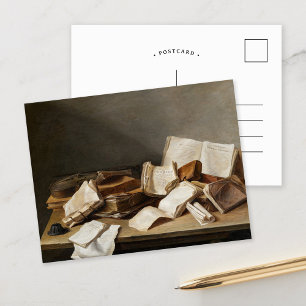 Stilleven met boeken   Jan Davidsz de Heem Briefkaart