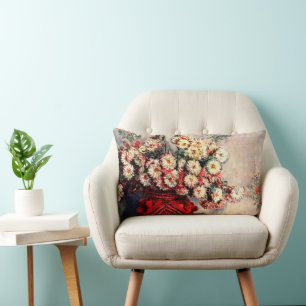 Stilleven met Chrysanthemums van Claude Monet Kussen