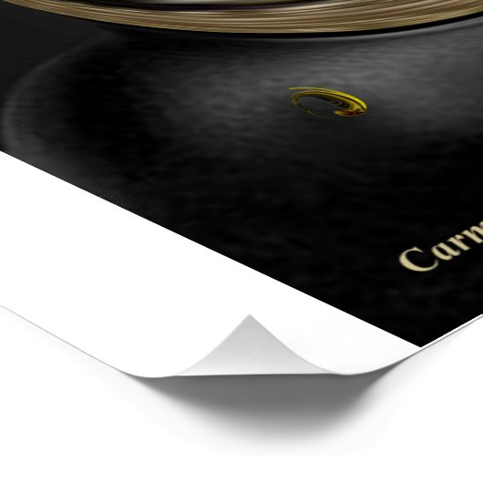 "Stilleven met donkere energie", glanzend Poster Perfect Poster (Hoek)