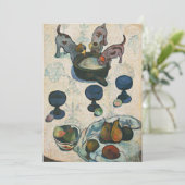Stilleven met drie Puppies | Paul Gauguin (Staand voorkant)