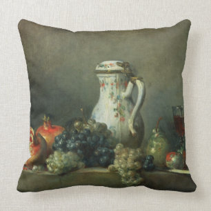 Stilleven met druiven en granaatappels, 1763 (olie kussen