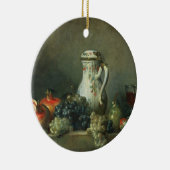 Stilleven met druiven en Pomegranaten, 1763 (olie) Keramisch Ornament (Rechts)