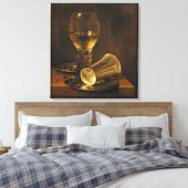 Stilleven met een beker, 1653 canvas afdruk (Insitu (Slaapkamer))