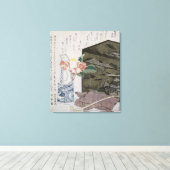 Stilleven met een Camelia, c.1820 Canvas Afdruk (Insitu (Houten vloer))