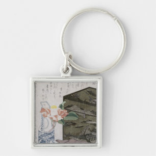 Stilleven met een Camelia, c.1820 Sleutelhanger