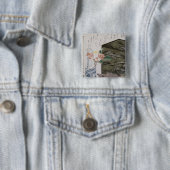 Stilleven met een Camelia, c.1820 Vierkante Button 5,1 Cm (In situ)