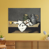 stilleven met een ketel van Paul Cezanne Canvas Afdruk (Insitu (Woonkamer))
