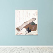 Stilleven met een Koto, c.1810 Canvas Afdruk (Insitu (Houten vloer))