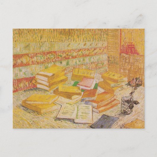 Stilleven met Franse romans | Vincent van Gogh Briefkaart (Voorkant)