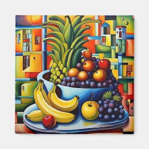 Stilleven met fruit 7 magneet