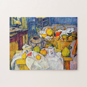 Stilleven met fruitmand, Paul Cezanne Legpuzzel