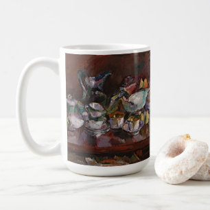 Stilleven met koffiekopjes Anton Faistauer Koffiemok