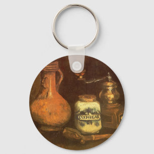 Stilleven met koffiemolen van Vincent van Gogh Sleutelhanger