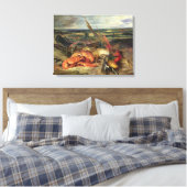 Stilleven met Lobsters, 1826-27 Canvas Afdruk (Insitu (Slaapkamer))