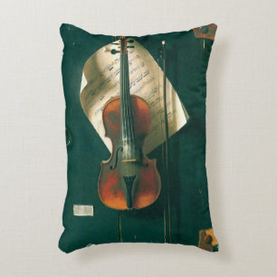 Stilleven met oude viool door William Michael Harn Accent Kussen