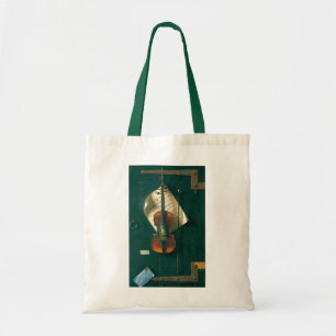 Stilleven met oude viool door William Michael Harn Tote Bag
