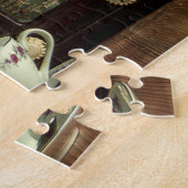  Stilleven met Retro Radio Legpuzzel (Zijkant)