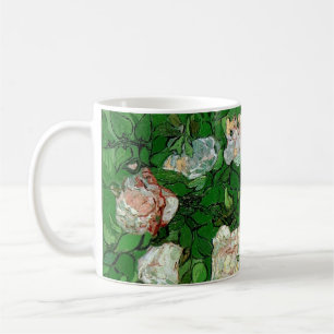 Stilleven met roze rozen door Vincent van Gogh Koffiemok