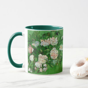 Stilleven met roze rozen door Vincent van Gogh Mok