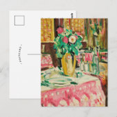 Stilleven met Rozen | George Leslie Hunter Briefkaart (Voorkant / Achterkant)
