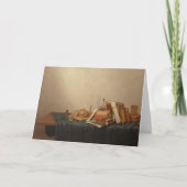 Stilleven met schedel en boeken | Gerrit van Vucht Kaart (Voorkant)