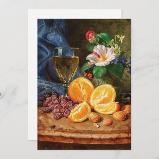 Stilleven met Sinaasappels | Josef Lauer (Voorkant / Achterkant)