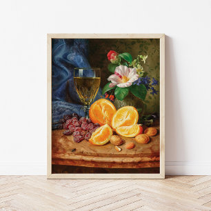 Stilleven met Sinaasappels   Josef Lauer Poster