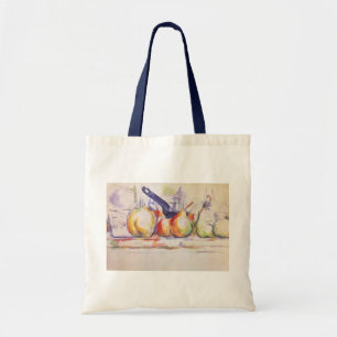 Stilleven met steelpan door Paul Cezanne Tote Bag