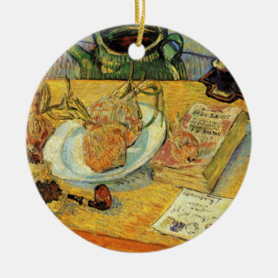 Stilleven met tekenbord van Vincent van Gogh Keramisch Ornament