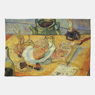 Stilleven met tekenbord van Vincent van Gogh Theedoek
