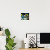 Stilleven met theepot en fruit | Paul Gauguin Poster (Thuiskantoor)