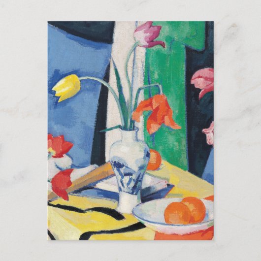 Stilleven met tulpen | Samuel John Peploe Briefkaart (Voorkant)